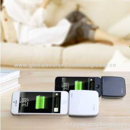 2,200mAh Lightning Connector Battery Charger, Kickstand Design, Stylish and Compact